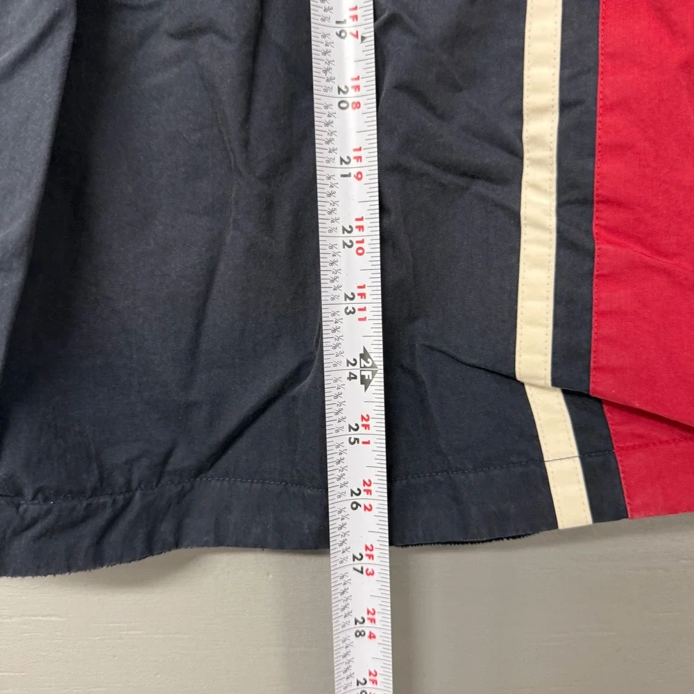 Vintage Nautica Reversible Bomber Jacket Navy Red Colorblock Large